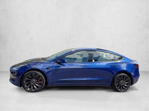 Deep Blue Metallic 2023 Tesla Model 3 Performance