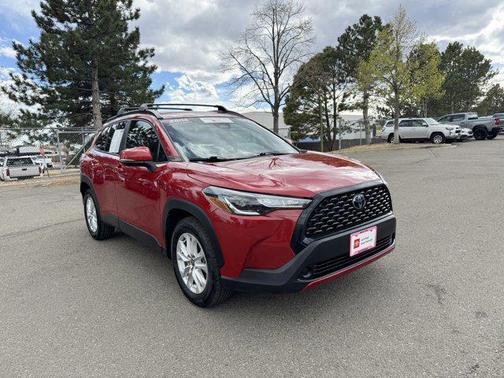 Barcelona Red Metallic 2023 Toyota Corolla Cross LE
