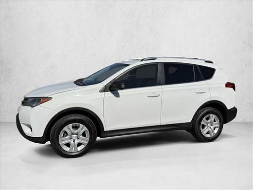 Super White 2015 Toyota RAV4 LE