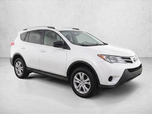 Super White 2015 Toyota RAV4 LE