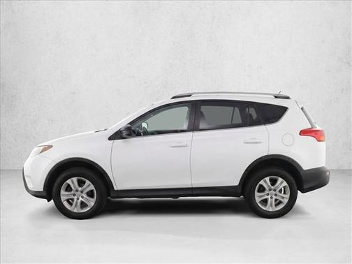 Super White 2015 Toyota RAV4 LE