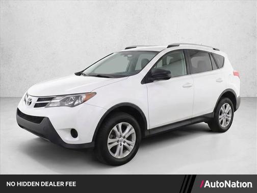 Super White 2015 Toyota RAV4 LE