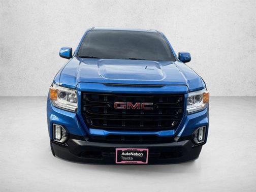 Dynamic Blue Metallic 2022 GMC Canyon Elevation