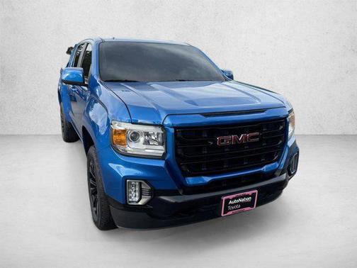 Dynamic Blue Metallic 2022 GMC Canyon Elevation