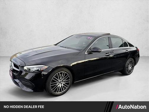 Black 2024 Mercedes-Benz C-Class C 300 4MATIC