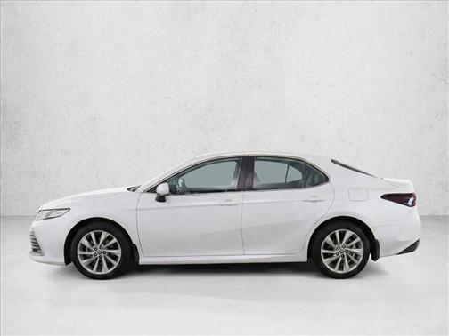 Super White 2021 Toyota Camry LE