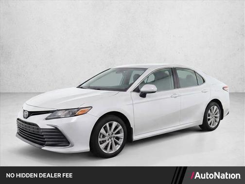 Super White 2021 Toyota Camry LE
