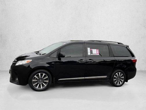 Midnight Black Metallic 2019 Toyota Sienna XLE Premium