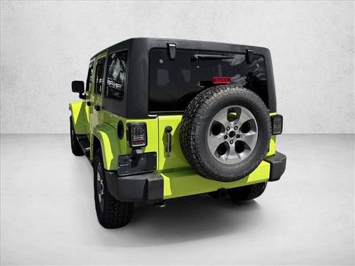 Hypergreen Clearcoat 2017 Jeep Wrangler Unlimited Sahara