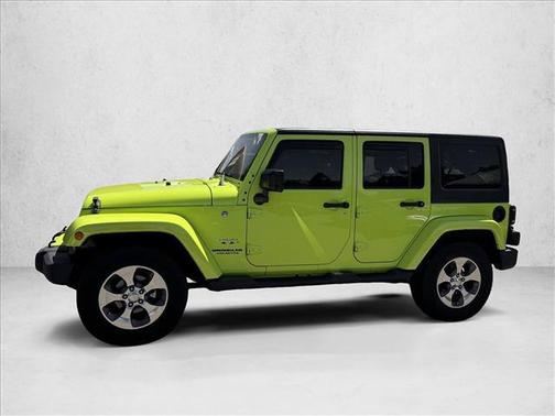 Hypergreen Clearcoat 2017 Jeep Wrangler Unlimited Sahara