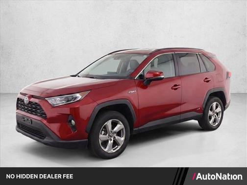 Ruby Flare Pearl 2021 Toyota RAV4 Hybrid XLE Premium