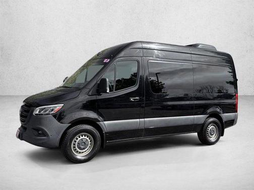 Obsidian Black Metallic 2023 Mercedes-Benz Sprinter 2500 Standard Roof