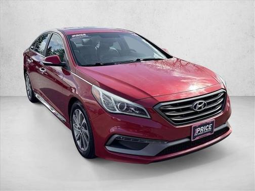 Scarlet Red 2017 Hyundai SONATA Sport