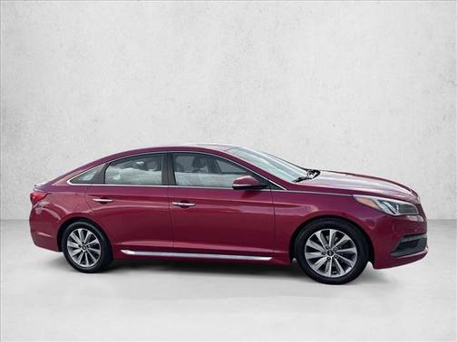Scarlet Red 2017 Hyundai SONATA Sport