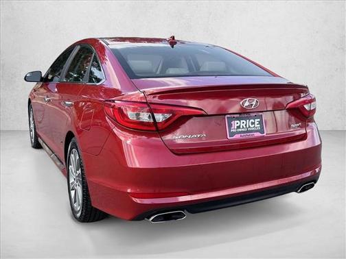 Scarlet Red 2017 Hyundai SONATA Sport