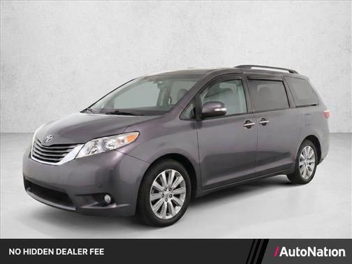 Predawn Gray Mica 2015 Toyota Sienna Limited Premium