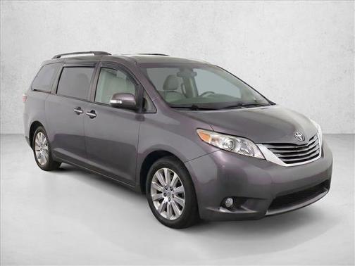 Predawn Gray Mica 2015 Toyota Sienna Limited Premium