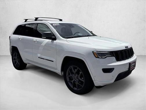 Bright White Clearcoat 2021 Jeep Grand Cherokee 80th Anniversary 4x4