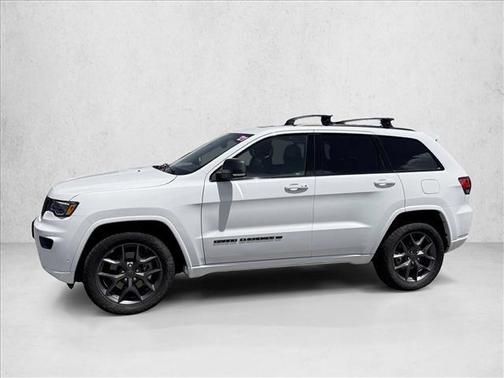 Bright White Clearcoat 2021 Jeep Grand Cherokee 80th Anniversary 4x4