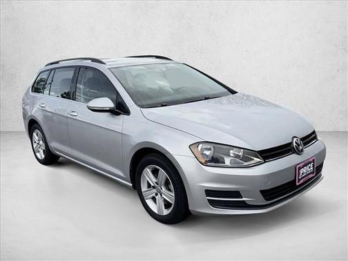 Tungsten Silver Metallic 2015 Volkswagen Golf SportWagen TDI S 4-Door