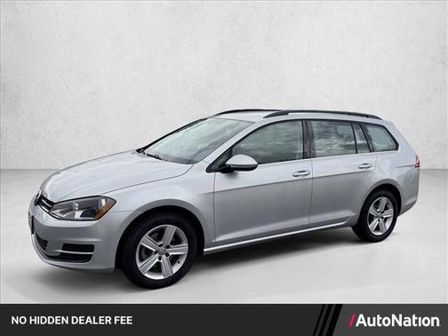 Tungsten Silver Metallic 2015 Volkswagen Golf SportWagen TDI S 4-Door