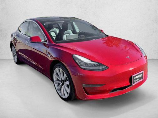 Red Multi-Coat 2018 Tesla Model 3 Long Range