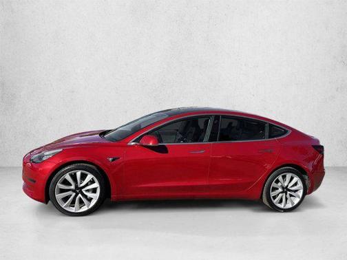 Red Multi-Coat 2018 Tesla Model 3 Long Range