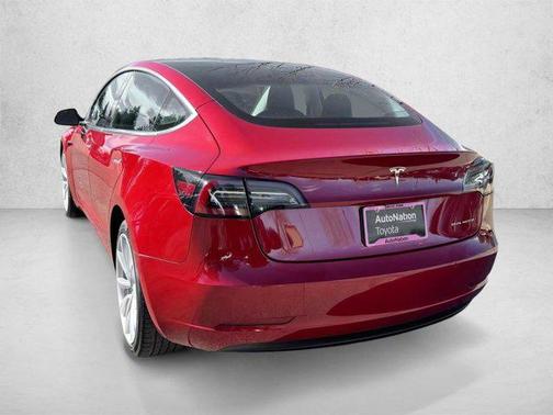 Red Multi-Coat 2018 Tesla Model 3 Long Range