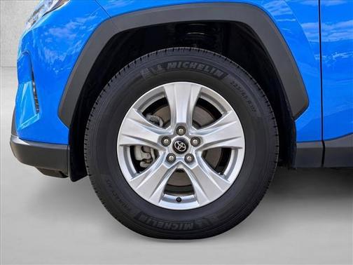 Blue Flame 2019 Toyota RAV4 Hybrid XLE