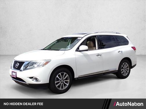 Moonlight White 2014 Nissan Pathfinder SL