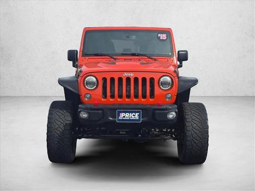 Sunset Orange Pearlcoat 2015 Jeep Wrangler Unlimited Rubicon