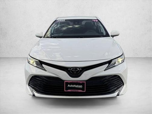 Super White 2019 Toyota Camry LE