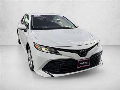 Super White 2019 Toyota Camry LE