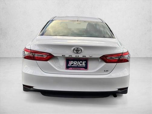Super White 2019 Toyota Camry LE