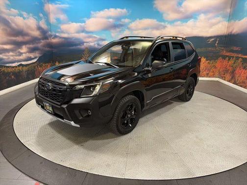 Crystal Black Silica 2023 Subaru Forester Wilderness