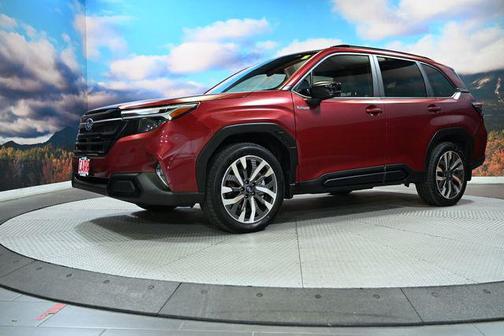 Crimson Red Pearl 2025 Subaru Forester Hybrid Touring