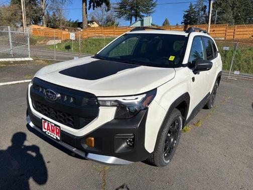 Crystal White Pearl 2026 Subaru Forester Wilderness
