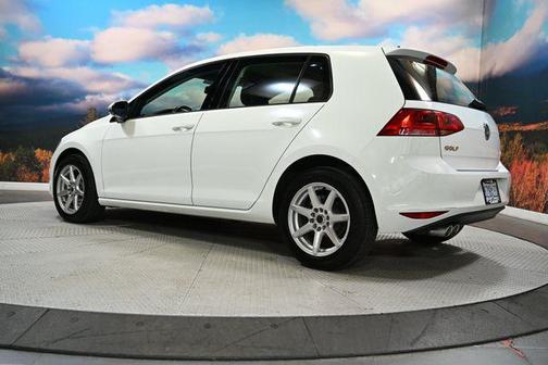 Pure White 2015 Volkswagen Golf DSG TDI SEL