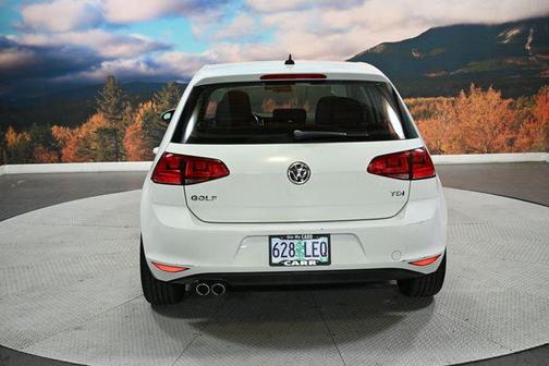 Pure White 2015 Volkswagen Golf DSG TDI SEL
