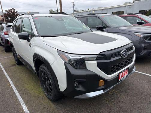 Crystal White Pearl 2026 Subaru Forester Wilderness