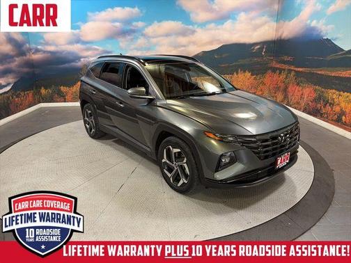 Amazon Gray 2022 Hyundai TUCSON Limited