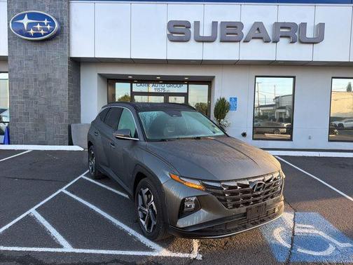 Amazon Gray 2022 Hyundai TUCSON Limited