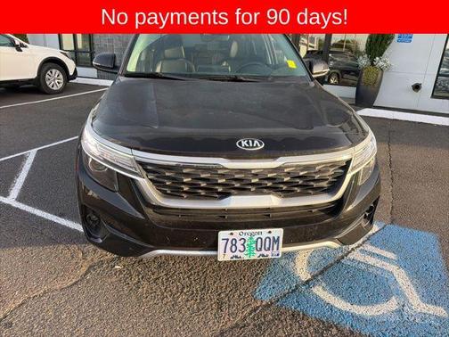 Cherry Black 2021 Kia Seltos EX