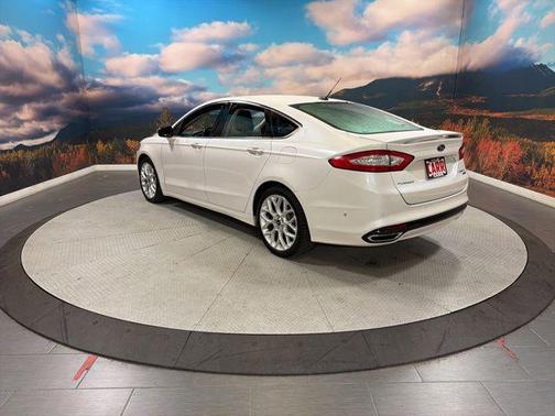 White 2014 Ford Fusion Titanium