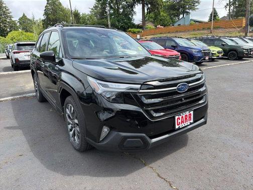 Crystal Black Silica 2026 Subaru Forester Hybrid Touring