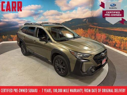Green Metallic 2025 Subaru Outback Onyx Edition