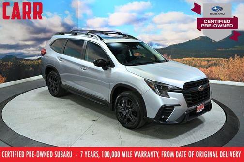 Ice Silver Metallic 2025 Subaru Ascent Onyx Edition Touring 7-Passenger