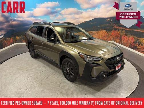Green Metallic 2025 Subaru Outback Onyx Edition
