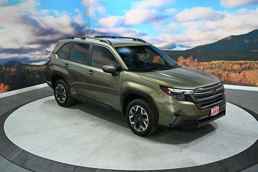 Green Metallic 2025 Subaru Forester Premium