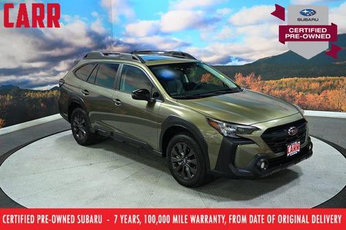 Green Metallic 2025 Subaru Outback Onyx Edition